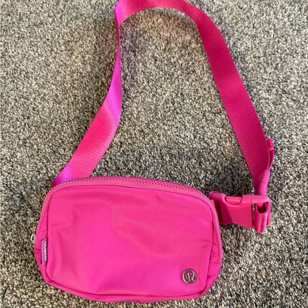 Lululemon pink Belt Bag